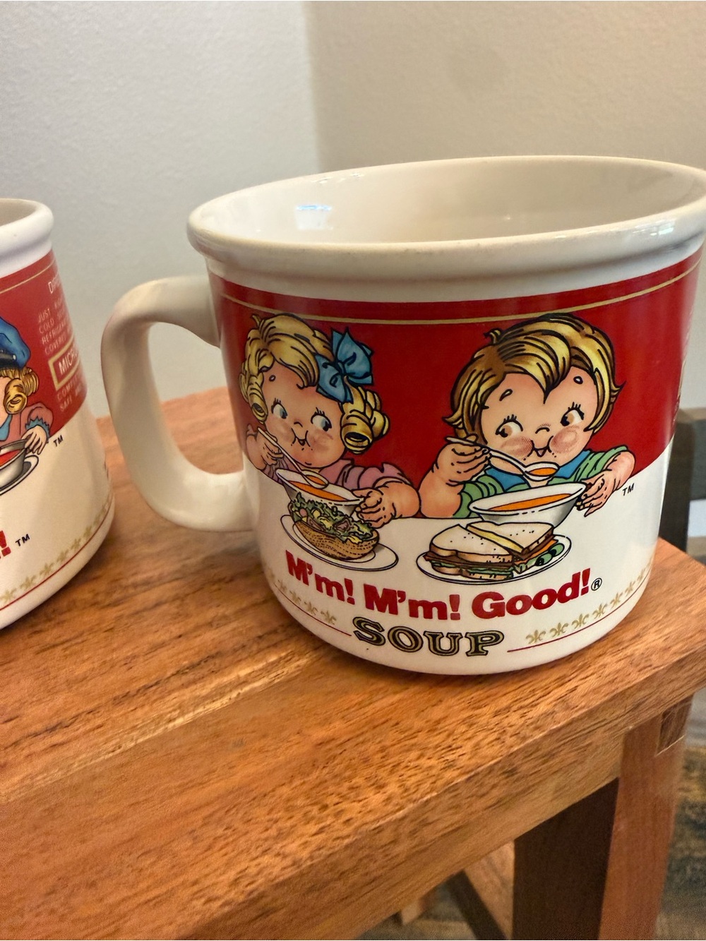 Vtg Campbell's Soup "M'm! M'm! Good!" Mugs produced by Westwood 1991-1994- 5 set - Picture 4 of 14